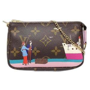 LOUIS VUITTON Authentic Brown Monogram Pochette Mini Bag